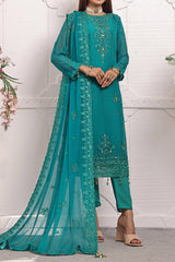 Florum By Soghat Unstitched 3 Piece Luxury Formals Handwork Chiffon Collection'2024-D-03