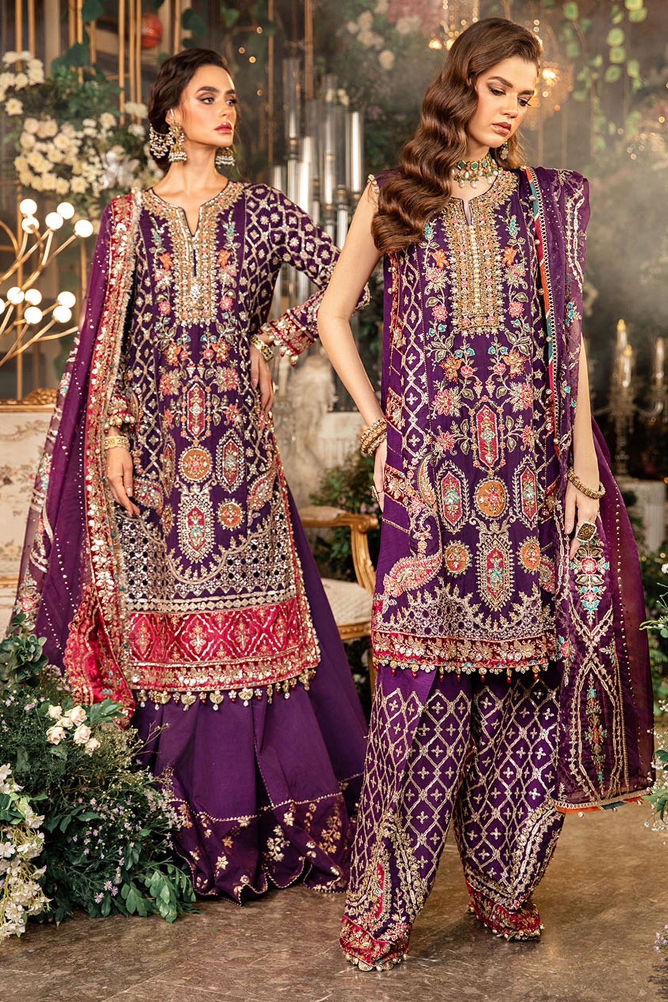 Mbroidered By Maria B Unstitched 3 Piece Wedding Edition Collection'2024-BD-2903