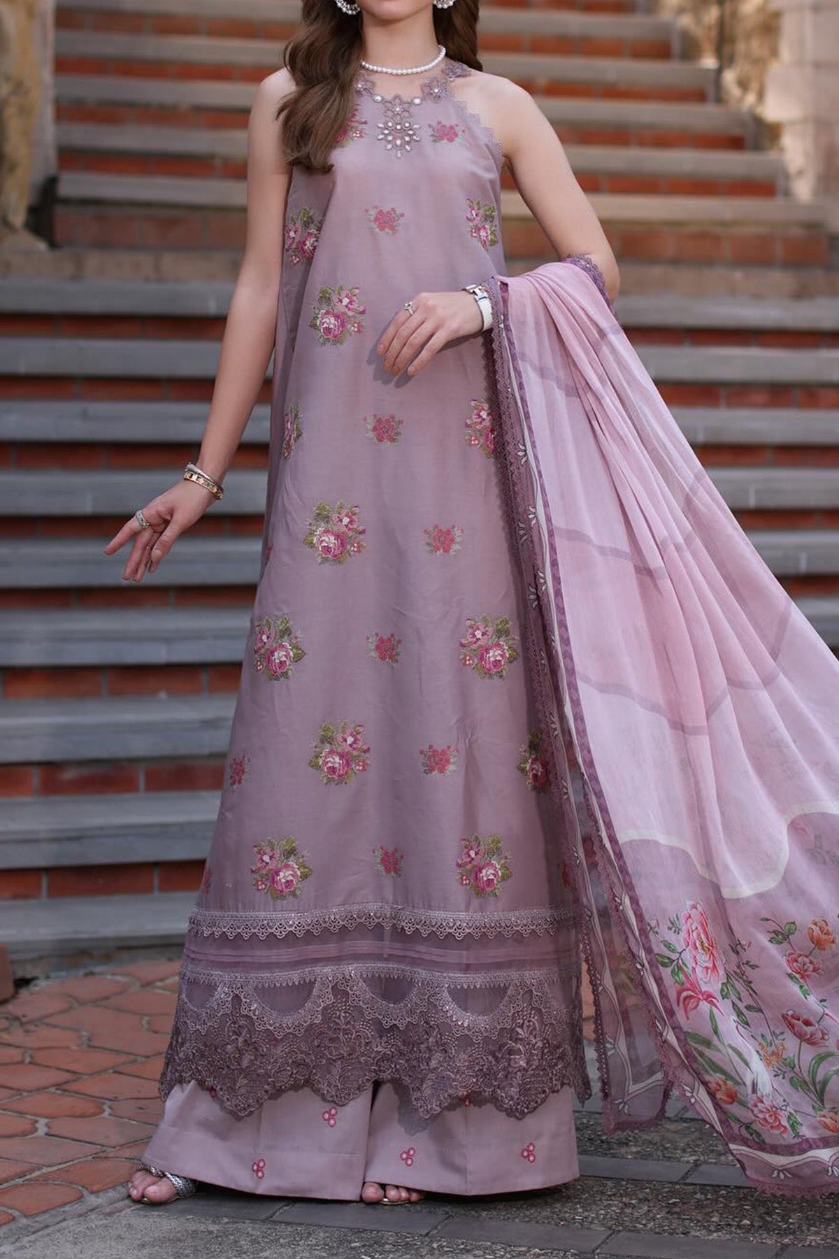Eid Luxe Printkari By Noor Saadia Asad Unstitched 3 Piece Emb Lawn Collection'2024-D-04