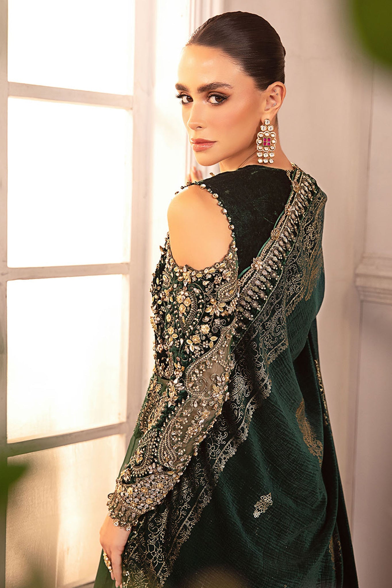 Mbroidered By Maria B Unstitched 3 Piece Wedding Edition Collection'2024-BD-2904
