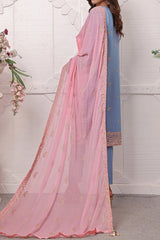 Florum By Soghat Unstitched 3 Piece Luxury Formals Handwork Chiffon Collection'2024-D-04