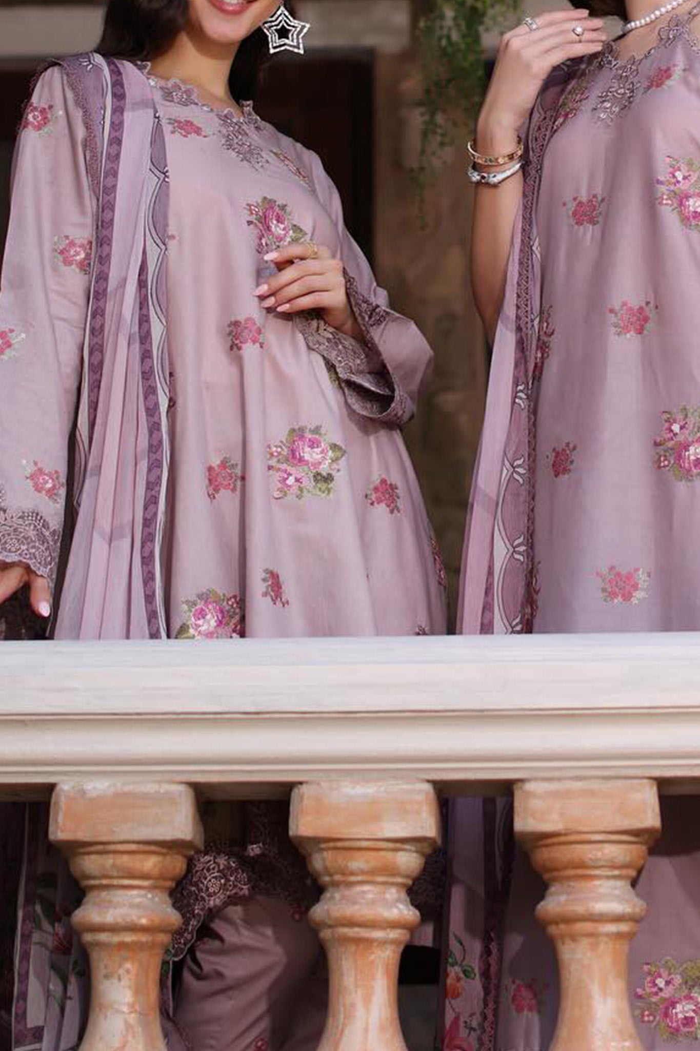 Eid Luxe Printkari By Noor Saadia Asad Unstitched 3 Piece Emb Lawn Collection'2024-D-04