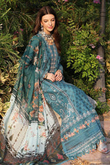 Noor by Saadia Asad Unstitched 3 Piece Handwork Laserkari Eid Lawn Collection'2023-D-04
