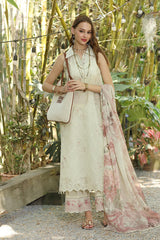 Noor By Saadia Asad Unstitched 3 Piece Eid Luxe Printedkari Collection-05-B
