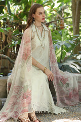 Noor By Saadia Asad Unstitched 3 Piece Eid Luxe Printedkari Collection-05-B