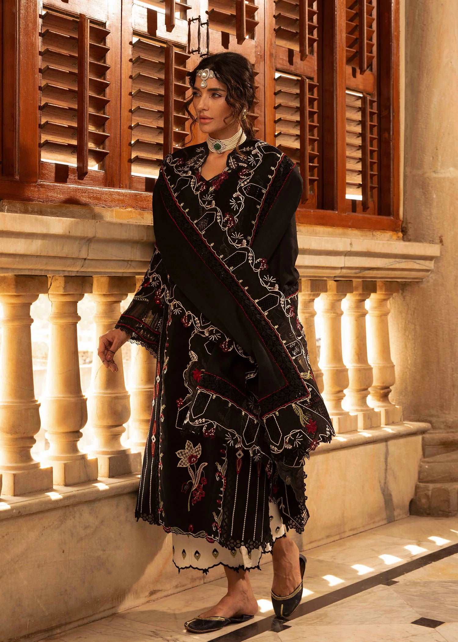Aaleen by Crimson Unstitched 3 Piece Winter Collection'2024-D-05-Meenakari