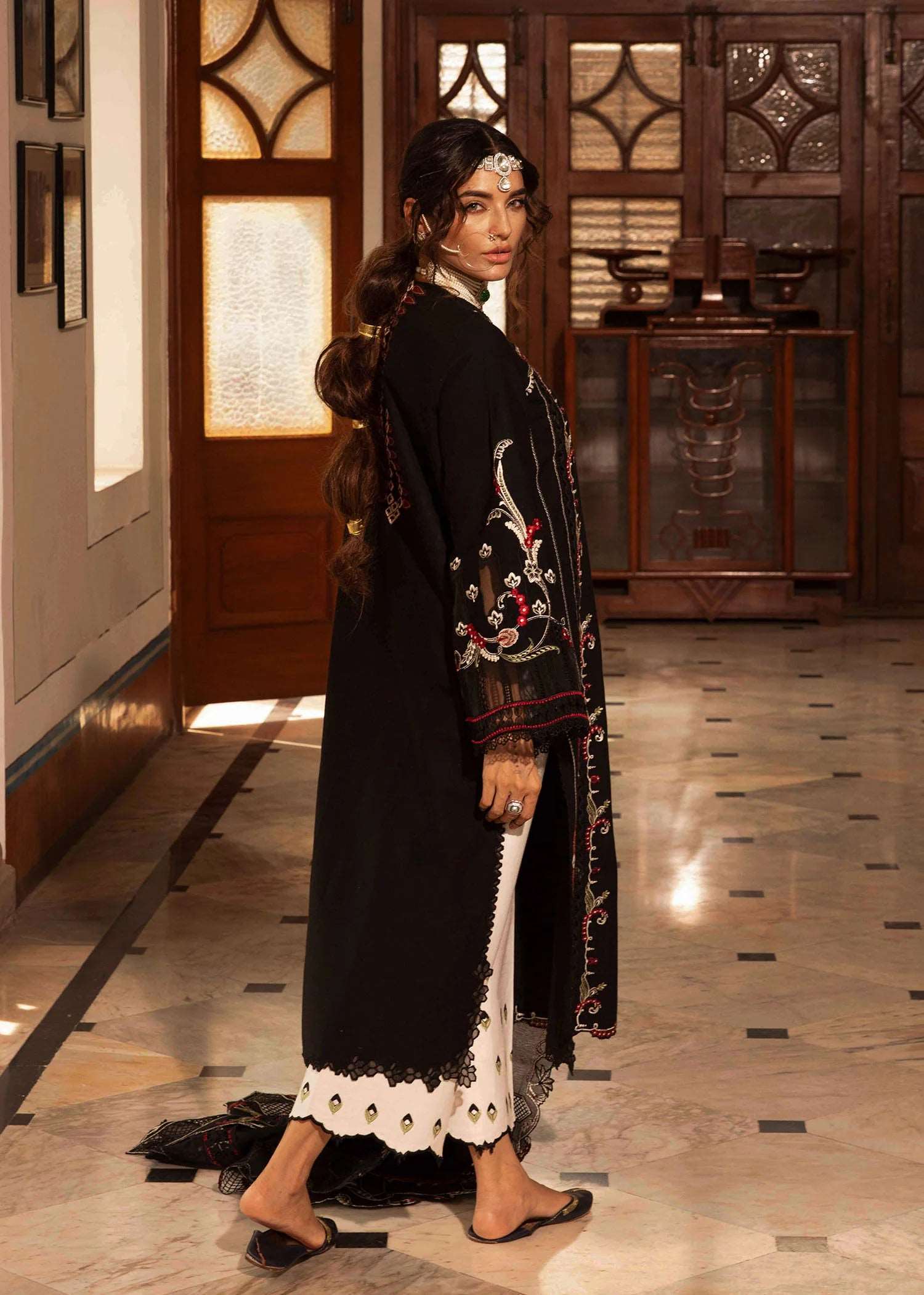 Aaleen by Crimson Unstitched 3 Piece Winter Collection'2024-D-05-Meenakari