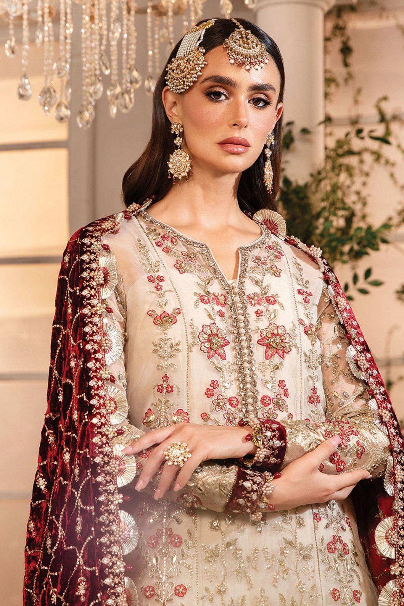 Mbroidered By Maria B Unstitched 3 Piece Wedding Edition Collection'2024-BD-2905
