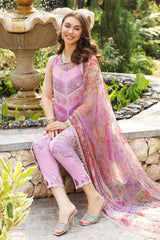 Noor by Saadia Asad Unstitched 3 Piece Handwork Laserkari Eid Lawn Collection'2023-D-05