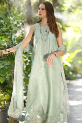 Noor By Saadia Asad Unstitched 3 Piece Eid Luxe Printedkari Collection-06-A