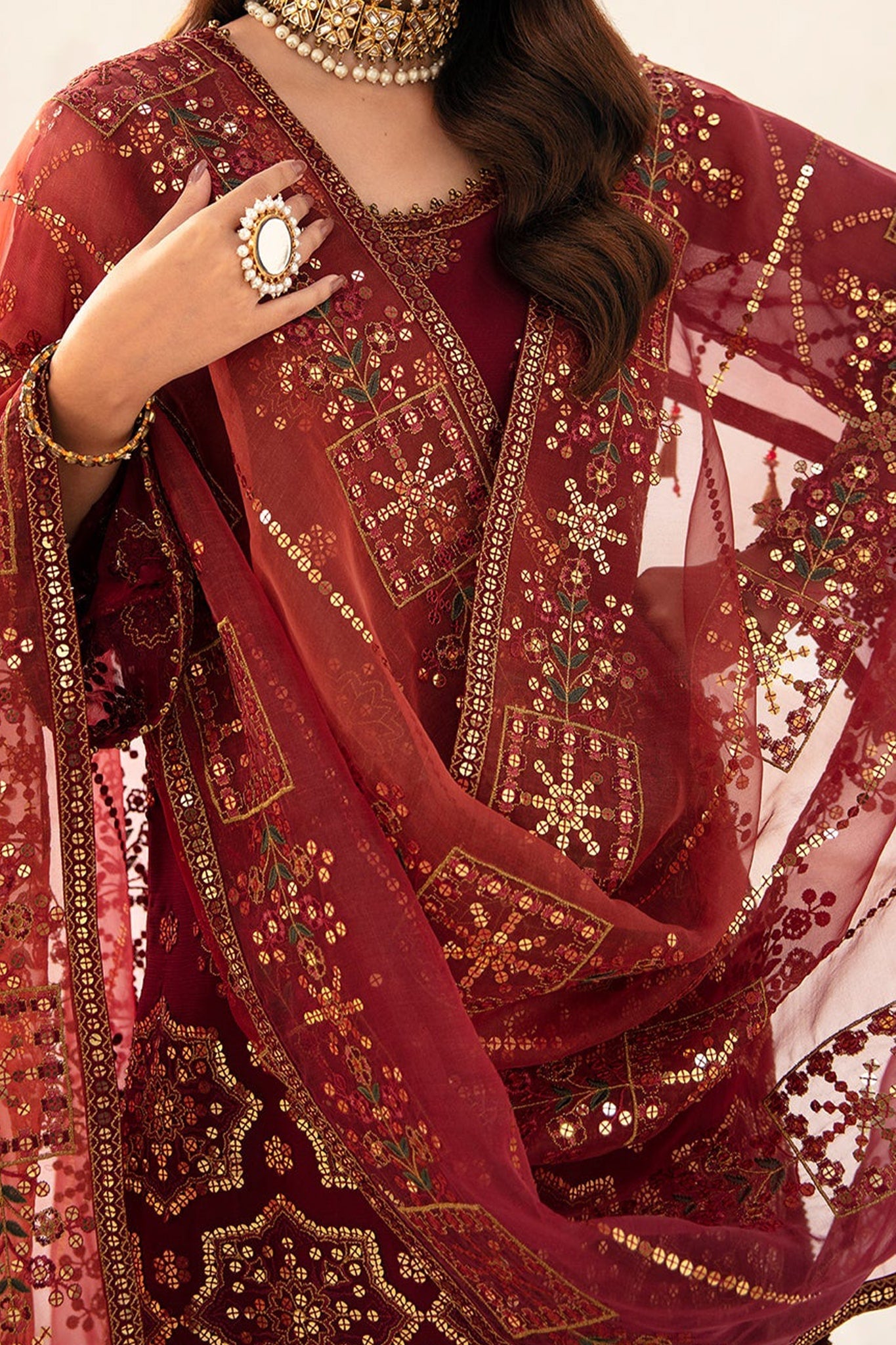 Heer by Alizeh Unstitched 3 Piece Festive Formal Collection'2024-D-06-Aween