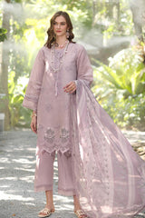 Noor By Saadia Asad Unstitched 3 Piece Eid Luxe Printedkari Collection-06-B