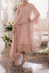 Eid Drop 1 By Azure Unstitched 3 Piece Ensembles Chiffon Collection'2024-D-06-Nectarine