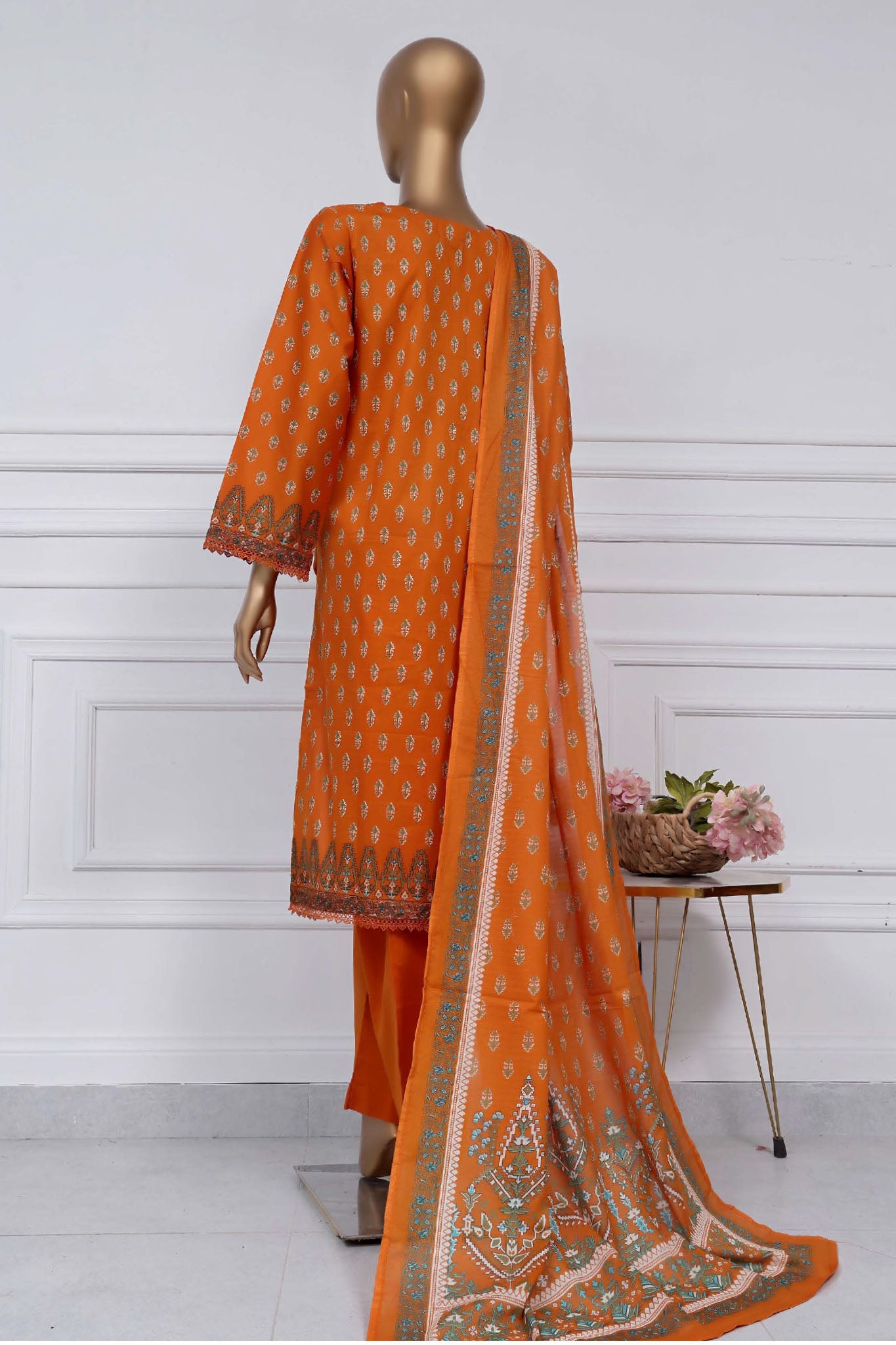 Sada Bahar Stitched 3 Piece Printed Lawn Vol-02 Collection'2025-PR-1272 Golden