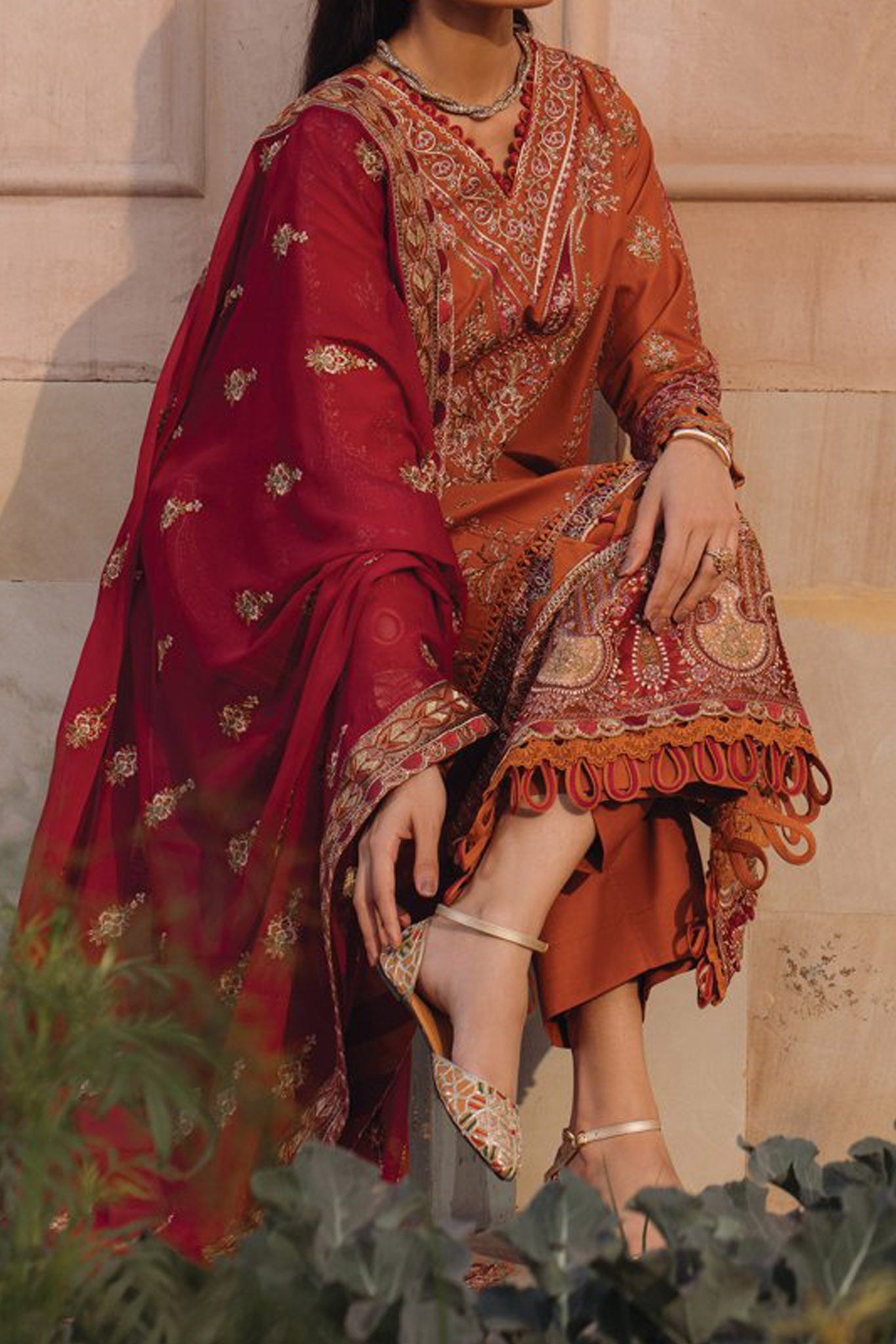 Farozaan By Xenia Unstitched 3 Piece Emb Printed Lawn Collection'2024-D-06-Zafeerah