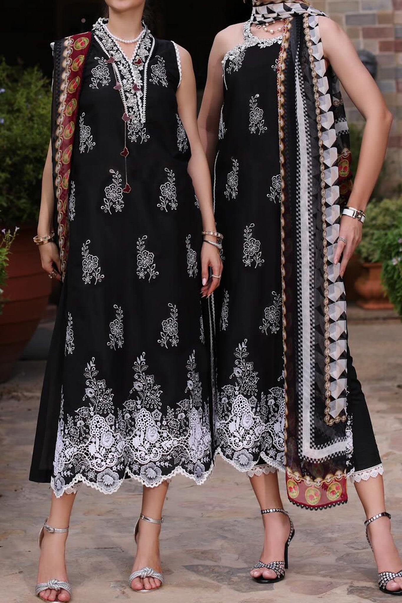 Eid Luxe Printkari By Noor Saadia Asad Unstitched 3 Piece Emb Lawn Collection'2024-D-06
