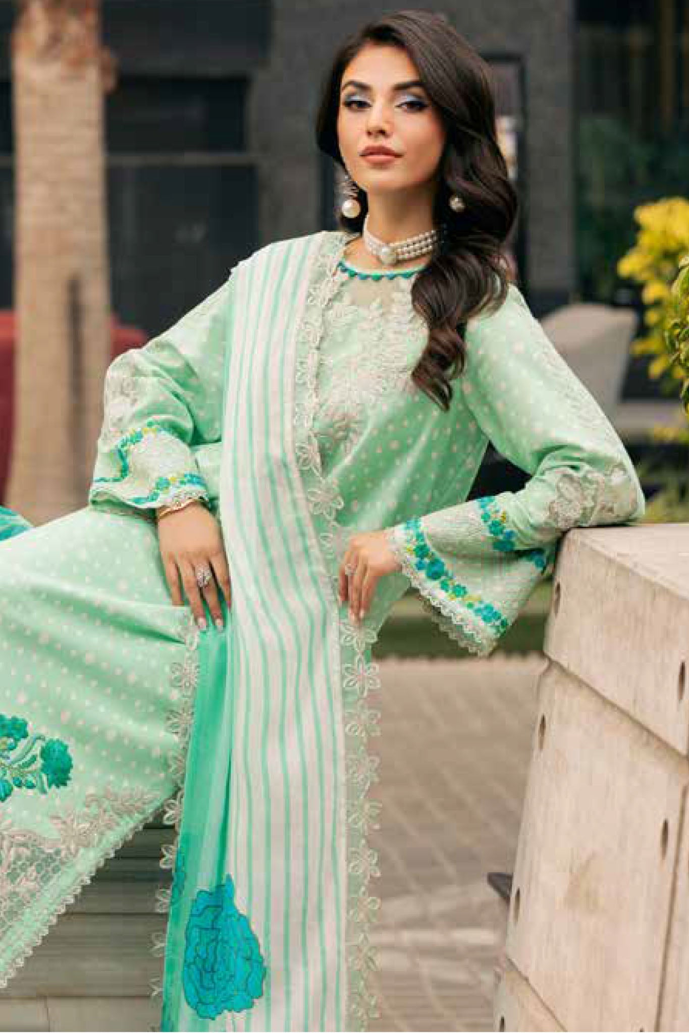 Swiss miss by Charizma Unstitched 3 Piece Winter Vol-01 Collection-CSM5-02