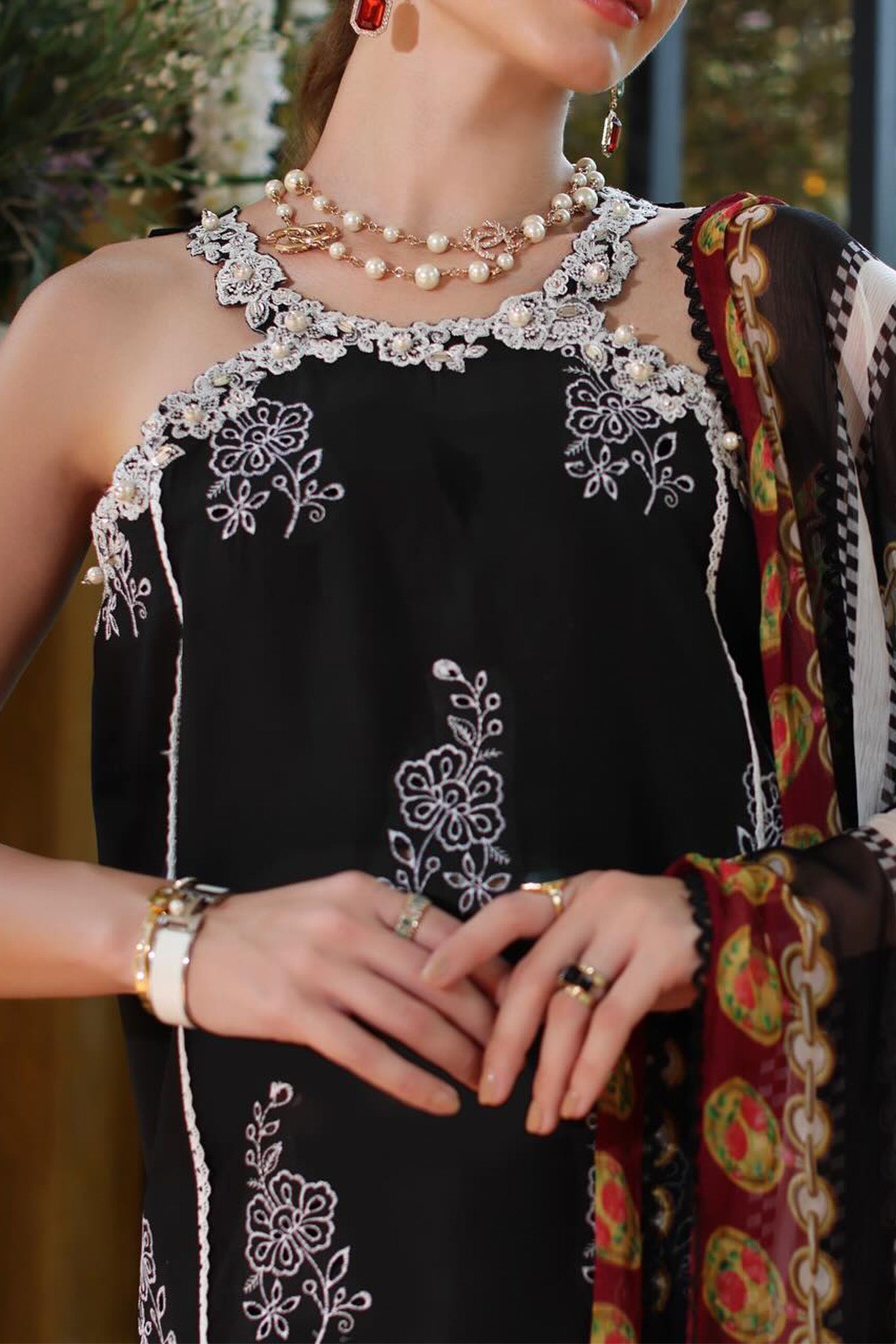 Eid Luxe Printkari By Noor Saadia Asad Unstitched 3 Piece Emb Lawn Collection'2024-D-06
