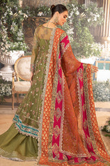 Mbroidered By Maria B Unstitched 3 Piece Wedding Edition Collection'2024-BD-2906