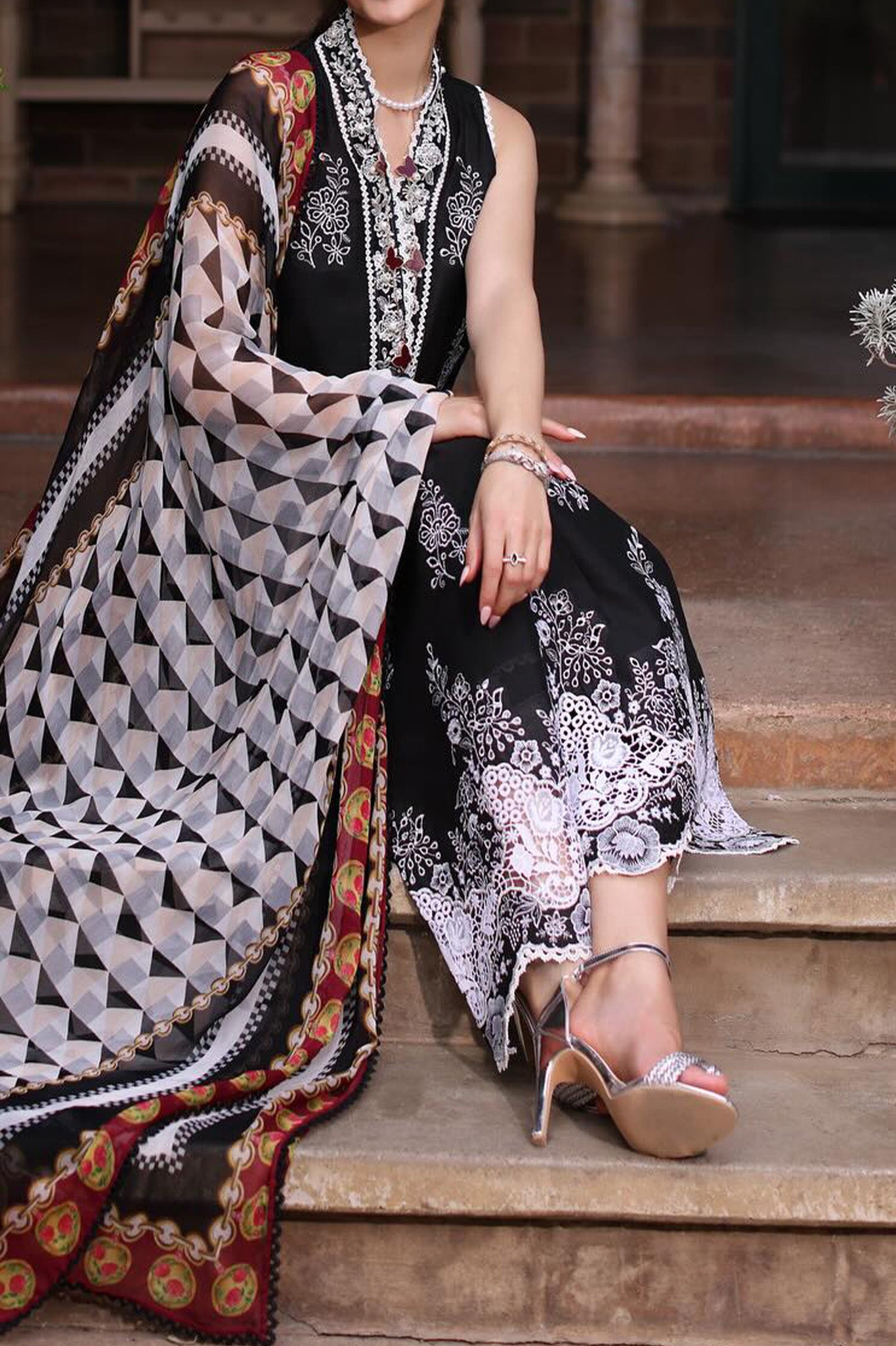 Eid Luxe Printkari By Noor Saadia Asad Unstitched 3 Piece Emb Lawn Collection'2024-D-06