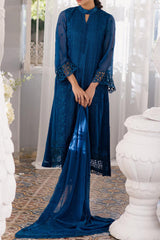 Eid Drop 1 By Azure Unstitched 3 Piece Ensembles Chiffon Collection'2024-D-07-Galactic Glow