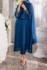 Eid Drop 1 By Azure Unstitched 3 Piece Ensembles Chiffon Collection'2024-D-07-Galactic Glow