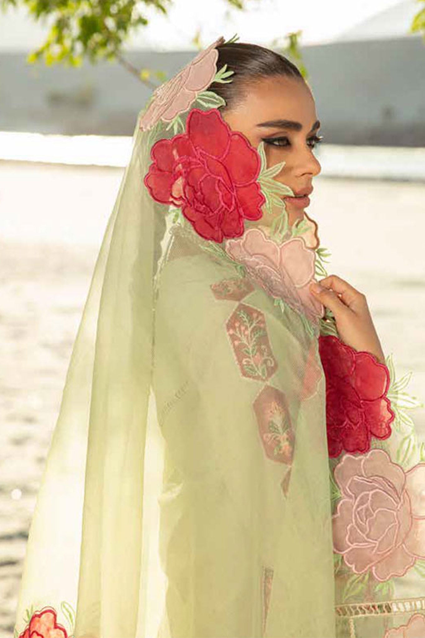 Maryam Hussain Unstitced 3 Piece Luxury Lawn Vol-02 Collection'2023-D-07