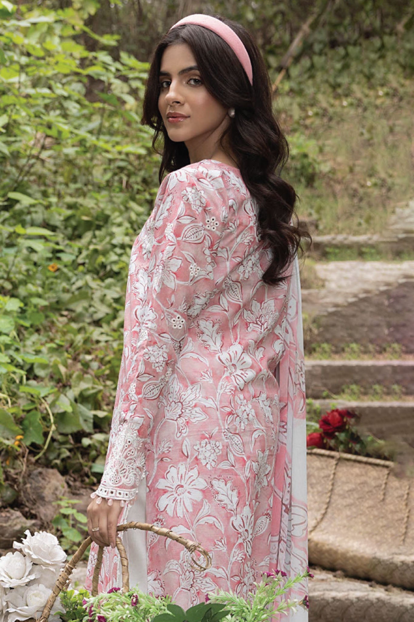 Eden Garden By Humdum Unstitched 3 Piece Printed Lawn Collection'2025-D-07