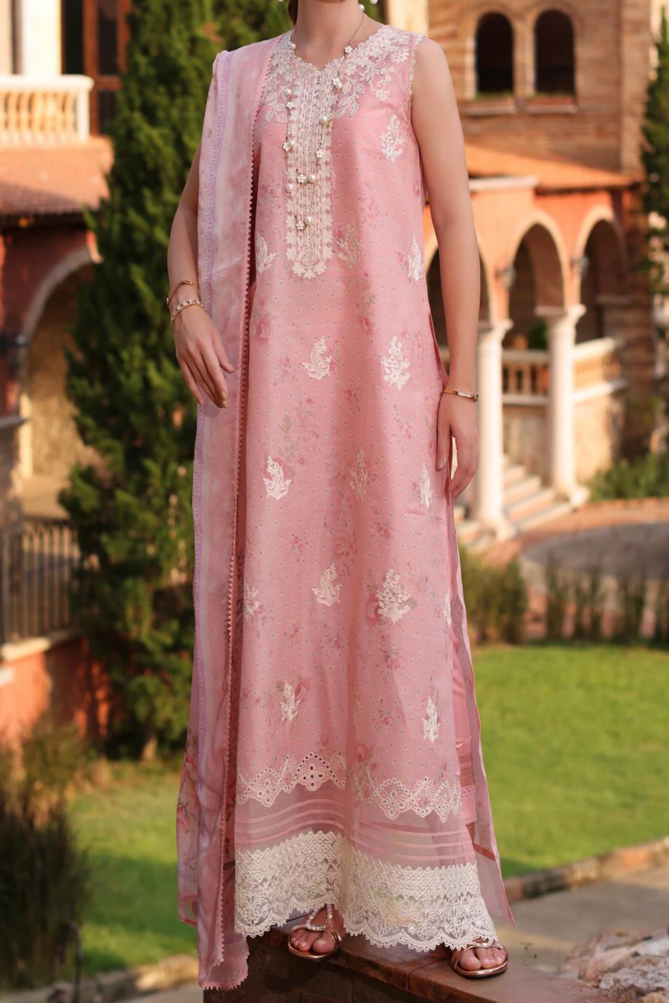 Eid Luxe Printkari By Noor Saadia Asad Unstitched 3 Piece Emb Lawn Collection'2024-D-07