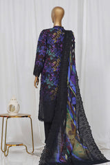 Sada Bahar Stitched 3 Piece Laser Cutwork Chikankari Vol-01 Collection'2024-D-08-A-Purple