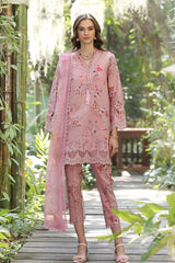 Noor By Saadia Asad Unstitched 3 Piece Eid Luxe Printedkari Collection-08-A