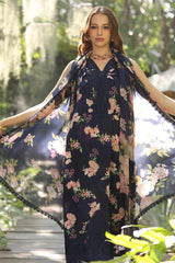 Noor By Saadia Asad Unstitched 3 Piece Eid Luxe Printedkari Collection-08-B