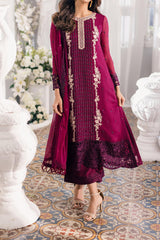 Eid Drop 1 By Azure Unstitched 3 Piece Ensembles Chiffon Collection'2024-D-08-Merlot Muse