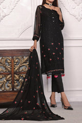 Florum By Soghat Unstitched 3 Piece Luxury Formals Handwork Chiffon Collection'2024-D-08