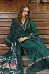 Noor By Saadia Asad Unstitched 3 Piece Eid Luxe Printedkari Collection-09-B
