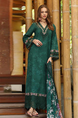Noor By Saadia Asad Unstitched 3 Piece Eid Luxe Printedkari Collection-09-B