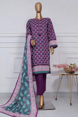 Sada Bahar Stitched 3 Piece Printed Lawn Vol-02 Collection'2025-PR-302-Purple