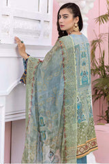 Gull E Gullzar by Zarsha Unstitched 3 Piece Lawn Collection'2022-GLZ-09
