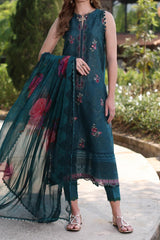 Eid Luxe Printkari By Noor Saadia Asad Unstitched 3 Piece Emb Lawn Collection'2024-D-09