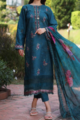 Eid Luxe Printkari By Noor Saadia Asad Unstitched 3 Piece Emb Lawn Collection'2024-D-09