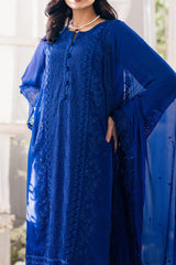 Eid Drop 1 By Azure Unstitched 3 Piece Ensembles Chiffon Collection'2024-D-10-Iris Charm