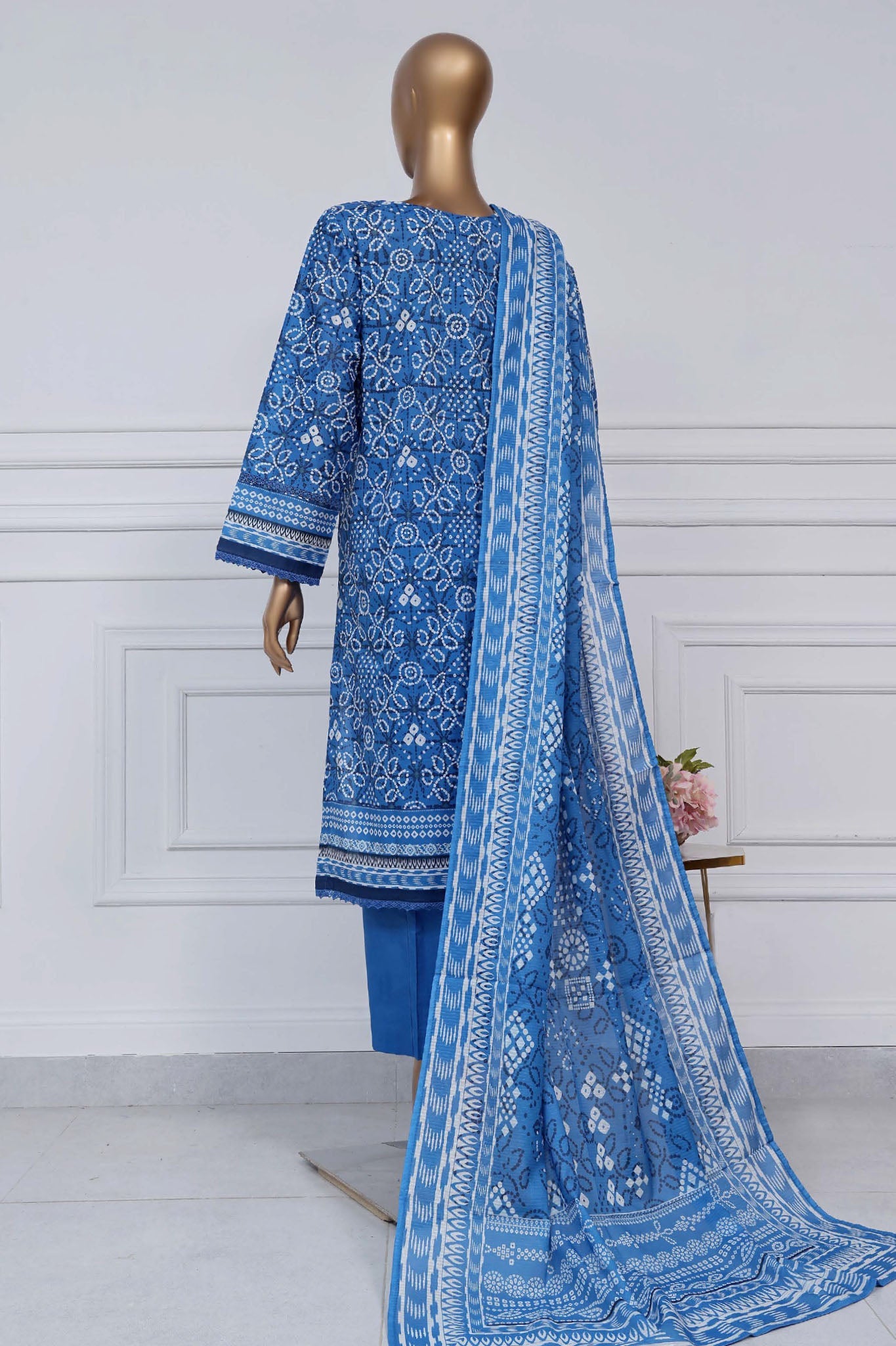 Sada Bahar Stitched 3 Piece Printed Lawn Vol-02 Collection'2025-PR-2769-Blue