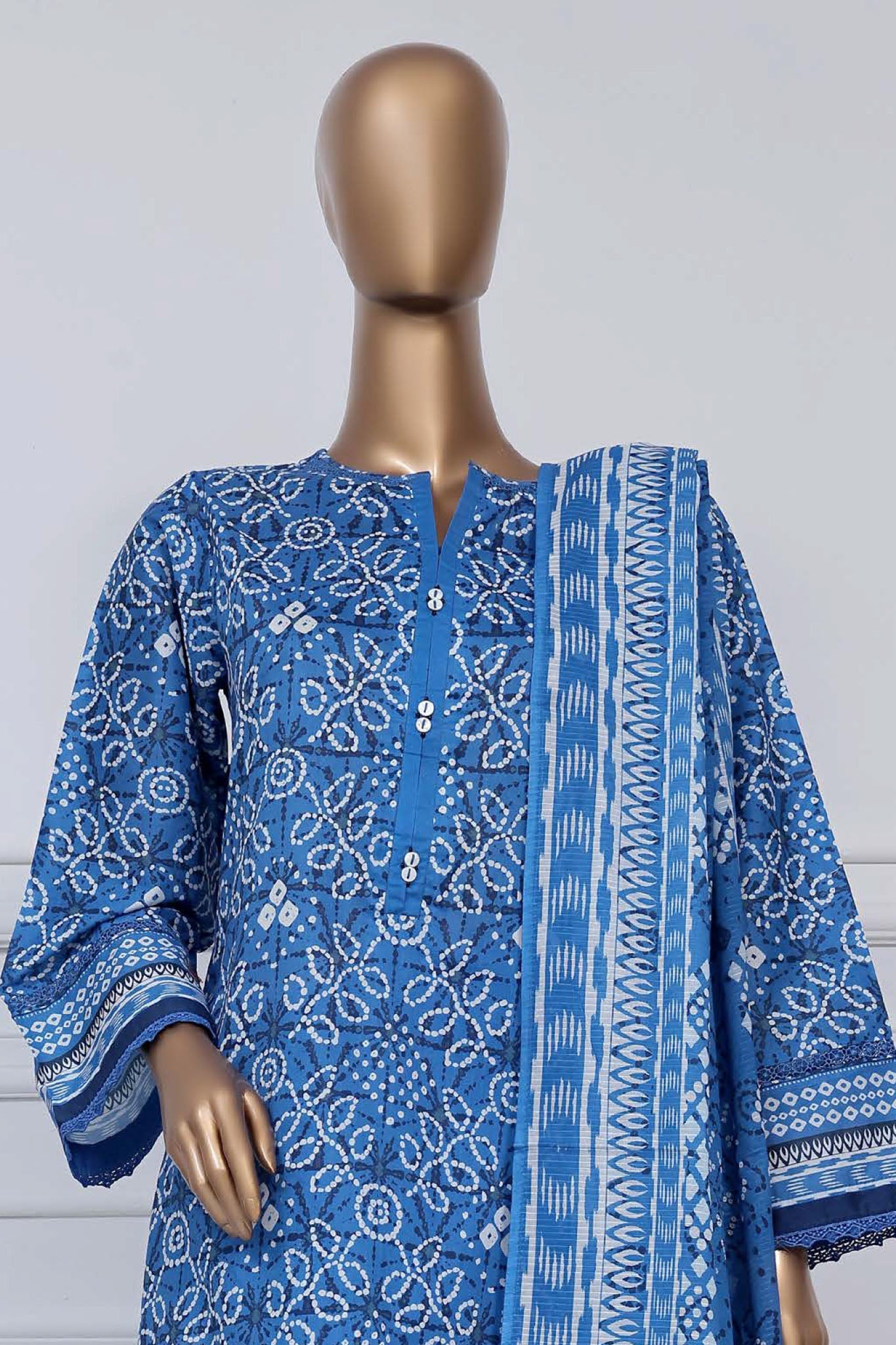Sada Bahar Stitched 3 Piece Printed Lawn Vol-02 Collection'2025-PR-2769-Blue