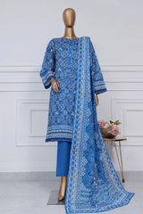 Sada Bahar Stitched 3 Piece Printed Lawn Vol-02 Collection'2025-PR-2769-Blue