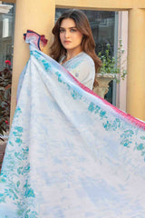 Zimmel By Tawakkal Semi Stitched 3 Piece Lawn Premium Eid Collection-D-1145