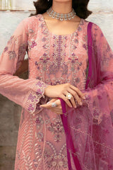 Rangoon By Ramsha Unstitched 3 Piece Luxury Emb Chiffon Vol-12 Collection'2024-D-1201