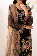 Rangoon By Ramsha Unstitched 3 Piece Luxury Emb Chiffon Vol-12 Collection'2024-D-1204
