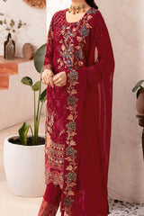 Rangoon By Ramsha Unstitched 3 Piece Luxury Emb Chiffon Vol-12 Collection'2024-D-1205
