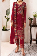 Rangoon By Ramsha Unstitched 3 Piece Luxury Emb Chiffon Vol-12 Collection'2024-D-1205