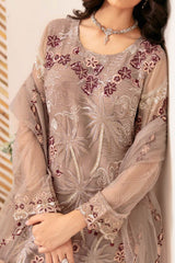 Rangoon By Ramsha Unstitched 3 Piece Luxury Emb Chiffon Vol-12 Collection'2024-D-1206